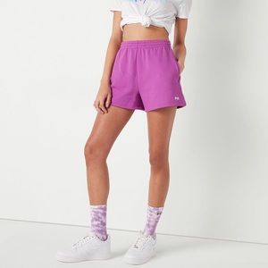 NWT - PURPLE 3.5 " CAMPUS SWEAT SHORTS